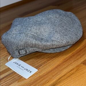 Janie and Jack Classic Gray Kids Cap